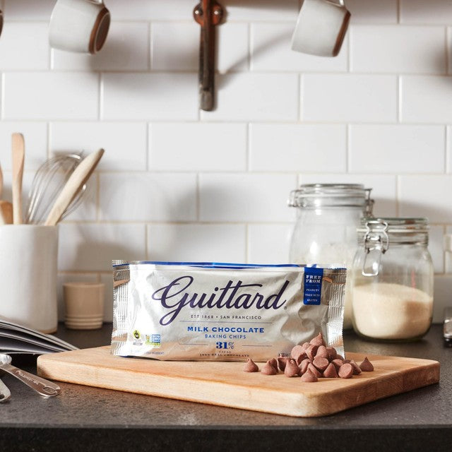 Guittard milk chocolate baking chips 31% 326g, UK version