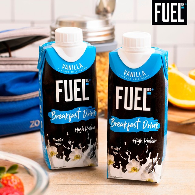 FUEL10K Vanilla high protein breakfast shake 330ml - British product