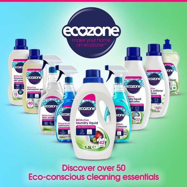 Ecozone BIOActive dishwasher gel 720ml - British product