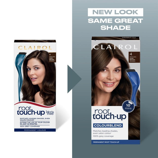 Nice N' Easy Clairol Root Touch-Up Hair Dye Dark Brown - British product