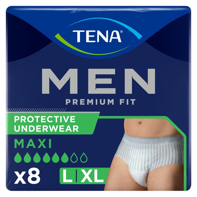 TENA Men Premium Fit Incontinence Pants Large (British brand)
