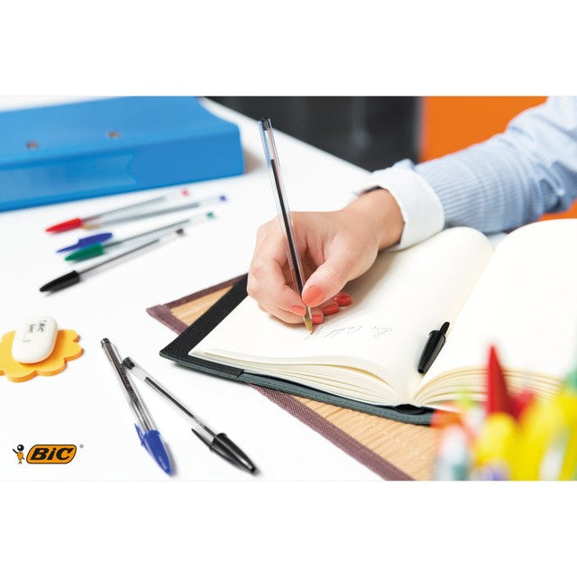 BIC Cristal Original assorted ballpoint pens box of 10 - British product