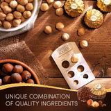 Ferrero Rocher milk chocolate hazelnut pralines in a 24-piece box - British product