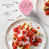 COCOS Organic Strawberry Coconut Yoghurt 400g - British product