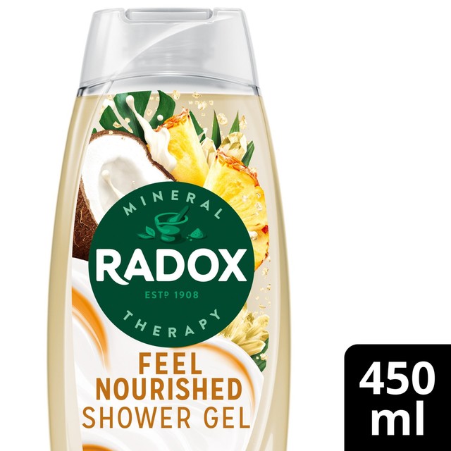 Radox shower gel Tropical Blends 450ml, imported from the UK