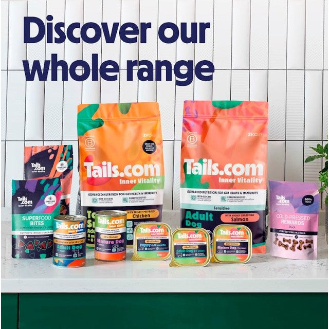 Tails Salmon dog treats 80g (British brand)