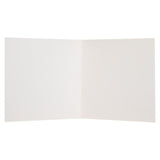 M&S blue flowers blank card 15cm x 15cm, imported from the UK