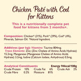 Lily's Kitchen kitten pate chicken & cod 8x85g, UK version