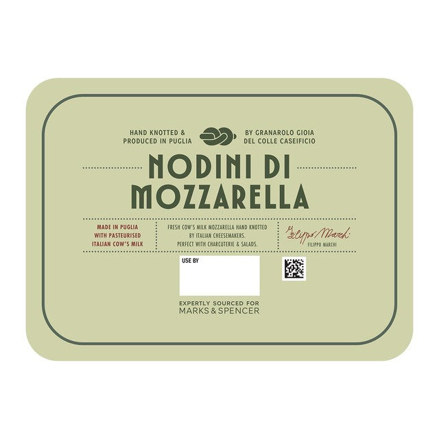 M&S Nodini Di Mozzarella cheese 200g, imported from the UK