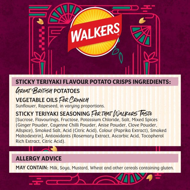 Walkers Sticky Teriyaki