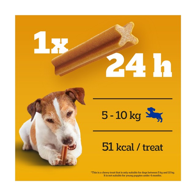 Pedigree Dentastix Small Dog Dental Treats 7 Sticks, imported from the UK