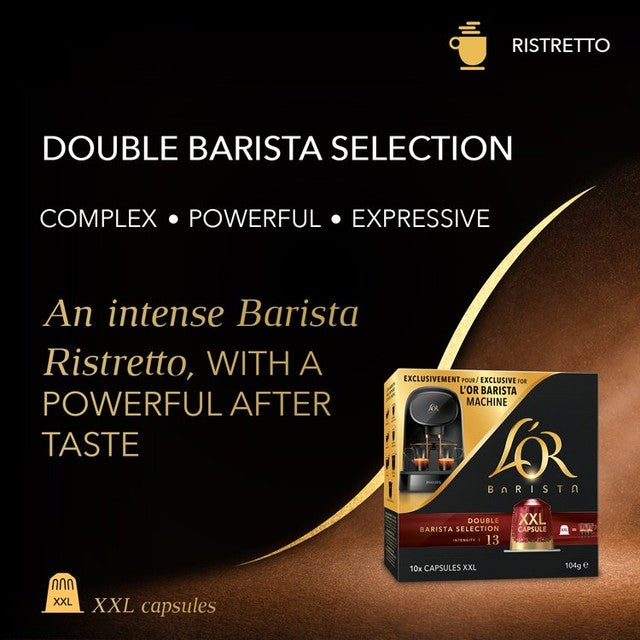L'OR Barista coffee pods XXL Intensity 13, UK version