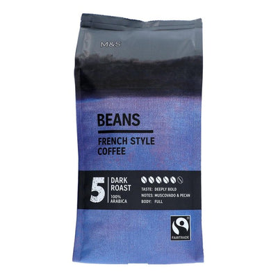 Café en grains M&S Fairtrade à la française 227g