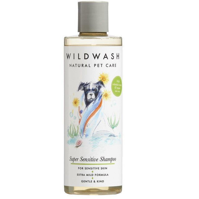 Wildwash super sensitive dog shampoo 250ml (British brand)
