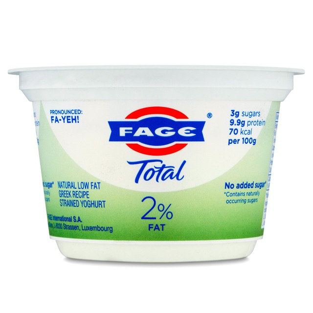 Fage Total 2% Low Fat Greek Recipe Strained Yoghurt 150g - British product