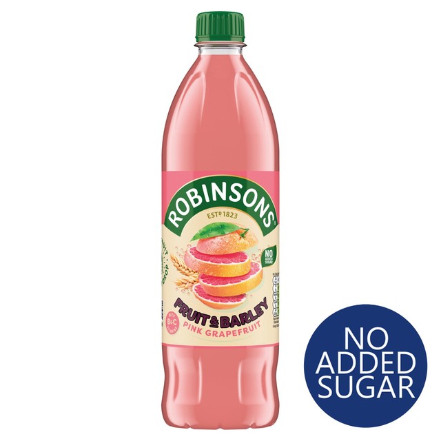 Robinsons Pink Grapefruit Squash 1L, imported from the UK
