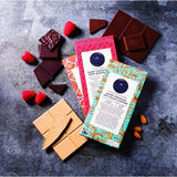 M&S dark milk chocolate bar with blood orange 100g, imported from the UK