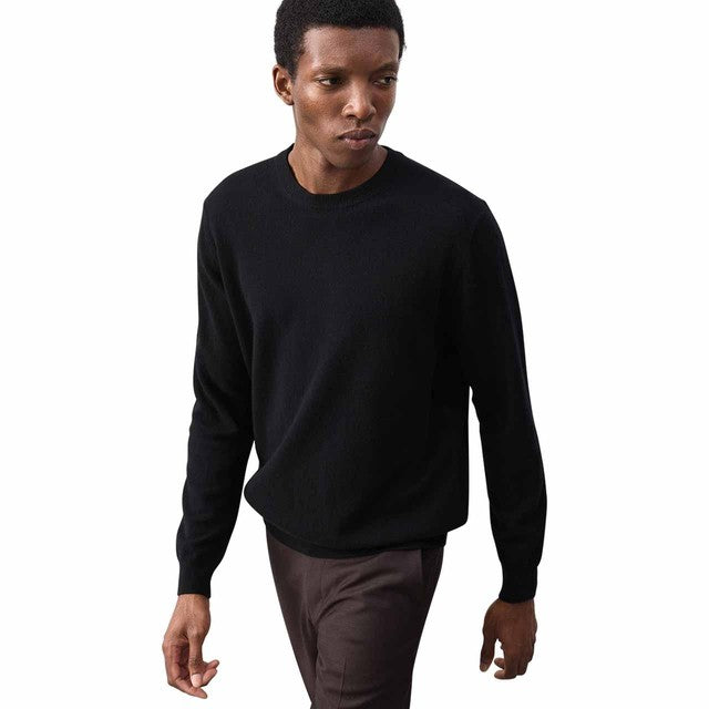 M&S Autograph Pure Cashmere Jumper Black L, imported from the UK
