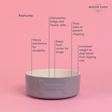 Mason Cash Colour Mix Grey Dog Bowl 20cm