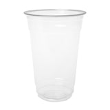 Duni recycled plastic party glasses 530ml, imported from the UK
