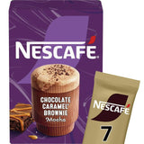 Nescafe Chocolate Caramel Brownie Mocha Instant Coffee Sachets 7x214g