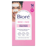 Biore pore strips for nose and face blackhead removal 14 pack - British product