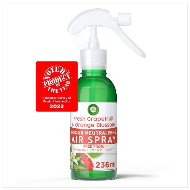 Airwick odour neutralising air spray Grapefruit & Orange Blossom 236ml - British product