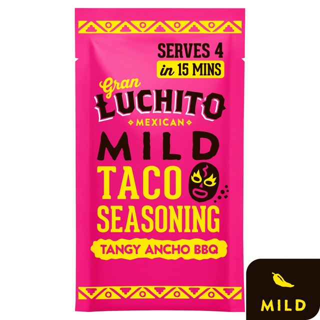 Gran Luchito Mild Ancho BBQ seasoning mix 28g, UK version