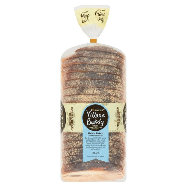 Village Bakery Welsh batch baked white loaf 800g (British brand)