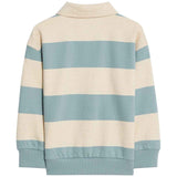 M&S blue striped rugby sweatshirt for ages 6-7, imported from the UK