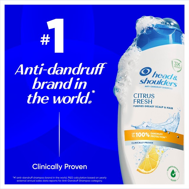 Head & Shoulders Citrus Fresh Anti-Dandruff Shampoo 250ml, UK version