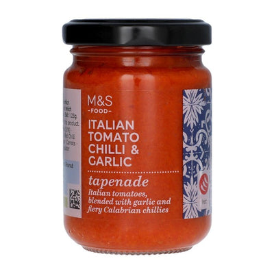 M&S Italian Tomato Chilli and Garlic Tapenade 140g
