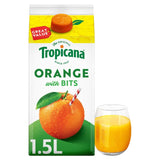 Tropicana orange juice with bits 1.5L (British brand)