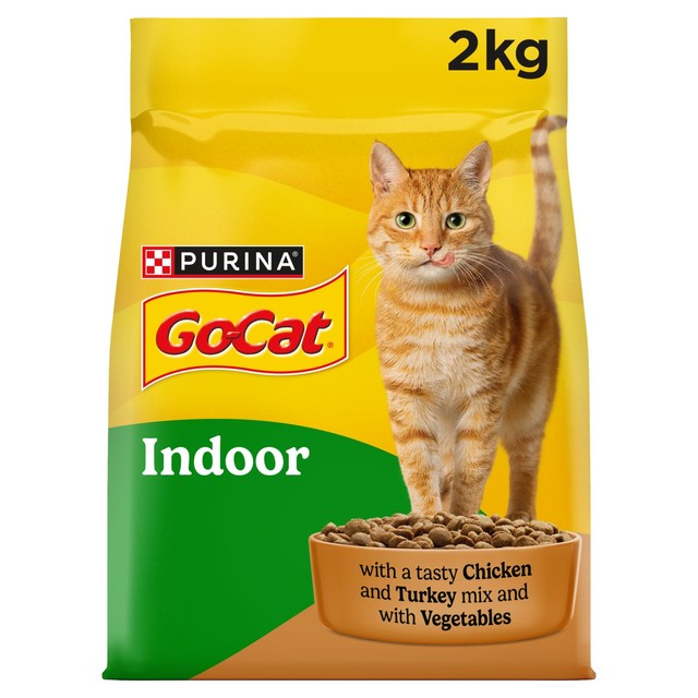 Go-Cat indoor chicken dry cat food 2kg - British product
