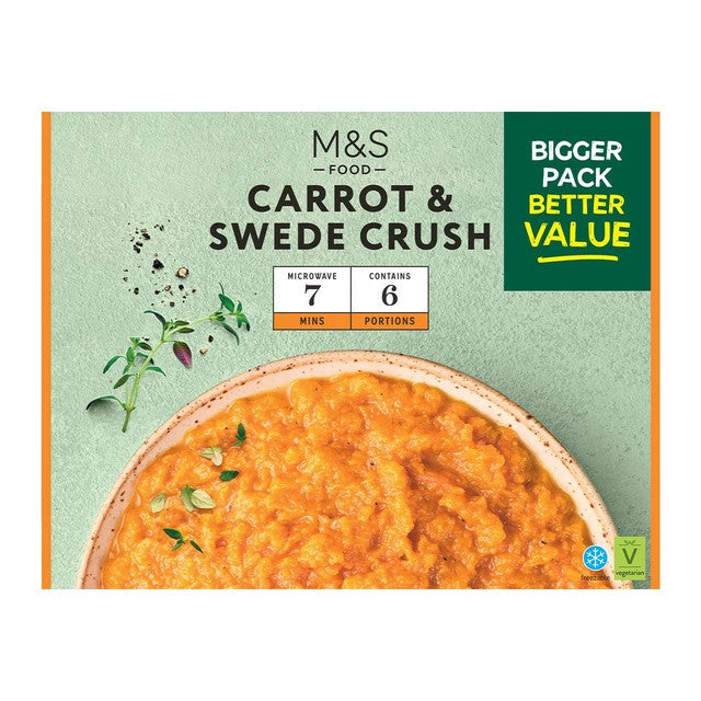 M&S Carrot and Swede Crush Family Pack 600g (British brand)