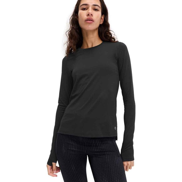 M&S Womens Goodmove Scoop Neck Fitted Gym Top, 8, Black