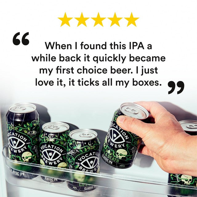 Vocation Brewery Life & Death Classic IPA 440ml, UK version