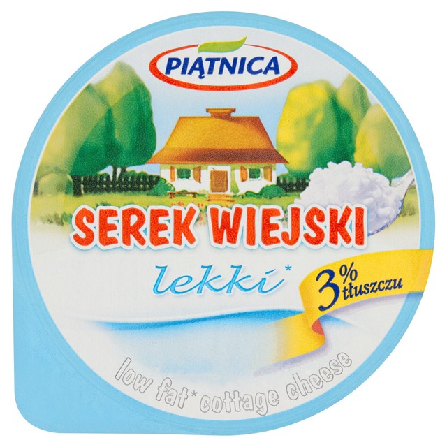 Piatnica light cottage cheese 150g, imported from the UK