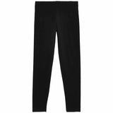 M&S Girls Cotton Rich Leggings in Black, size 11-12 years, imported from the UK