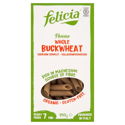 Felicia Gluten Free Organic Buckwheat Penne Pasta 250g