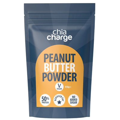 The Chia Charge Peanut Butter Powder 50% Protein Powdered Peanut Butter 450g