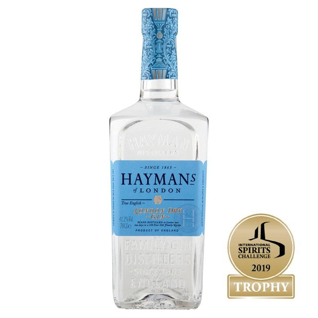 Hayman's London Dry Gin 70cl bottle imported from the UK