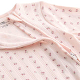 M&S autumnal floral popper footed sleepsuit 3-6 months, imported from the UK