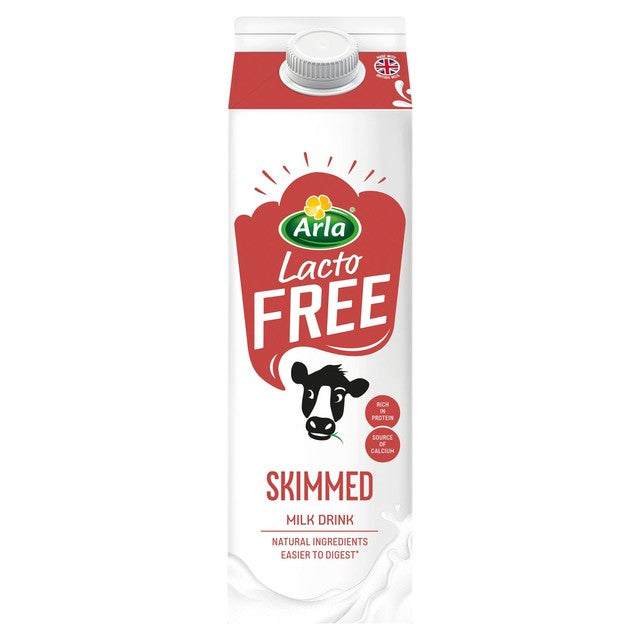 Lactofree Skimmed Lactose Free Milk Drink 1L, UK version