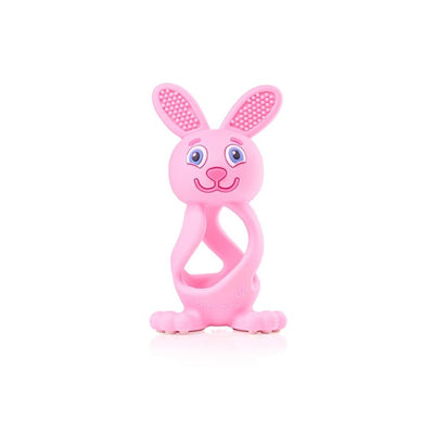 Brush-Baby Bobbie Bunny Baby Tannfrembrudd Leketøy Rose Rosa