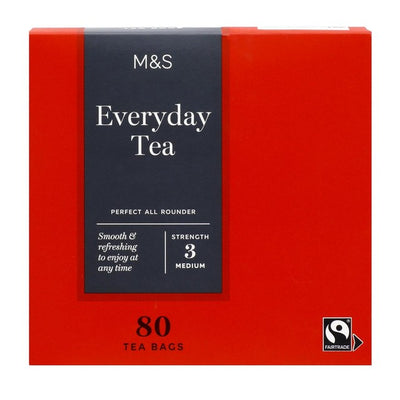 M&S Fairtrade Everyday Teebeutel 80 Stück