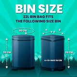 Beast drawstring pedal bin bags 22L - British product