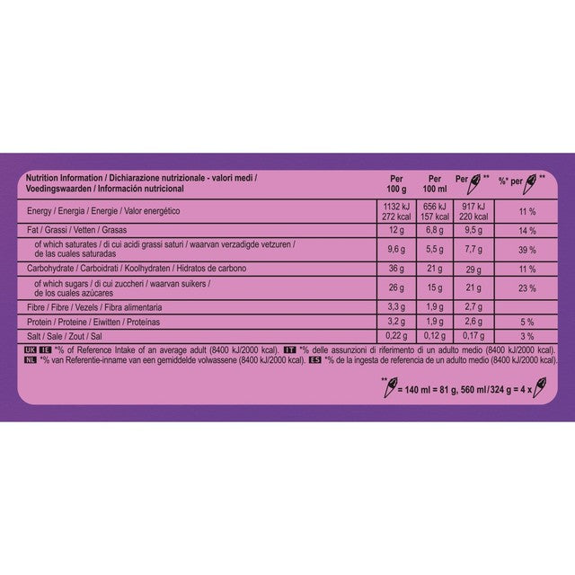 Wall's Soft Cookie & Chocolate ice cream cones 4 x 140ml - British product