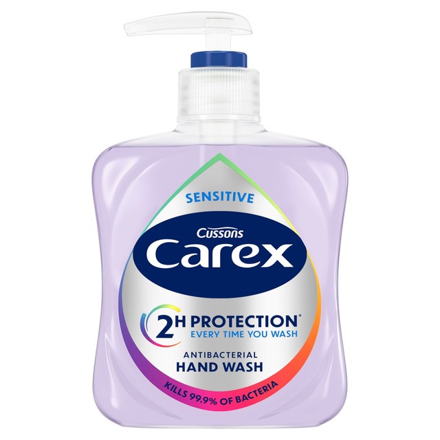 Carex sensitive antibacterial hand wash 250ml - British product