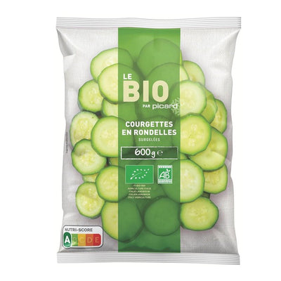 Picard Organic Courgette Slices Frozen Vegetable 600g